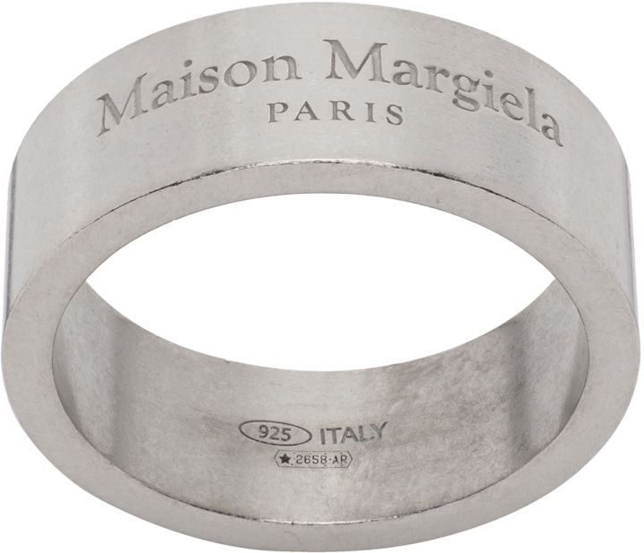 Photo: Maison Margiela Silver Logo Ring