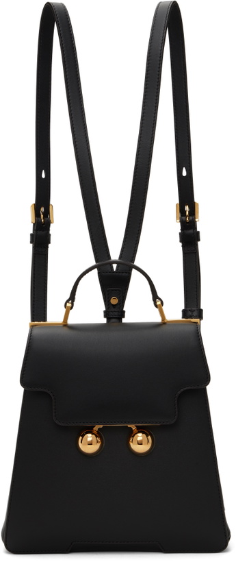 Photo: Marni Black Leather Trunkaroo Backpack