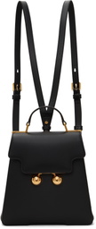 Marni Black Leather Trunkaroo Backpack