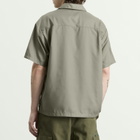 Neighborhood Men's Solid Color Hawaiian Logo Shirt in Sage Green