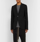 Rick Owens - Black Slim-Fit Wool Blazer - Black