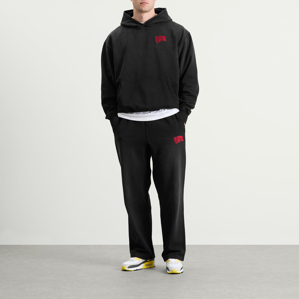 Billionaire Boys Club Men's Oversized Arch Logo Sweatpants in Washed Black