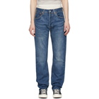 Levis Blue 501 93 Straight Jeans