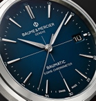 Baume & Mercier - Clifton Baumatic Automatic Chronometer 40mm Stainless Steel and Alligator Watch, Ref. No. M0A10517 - Blue