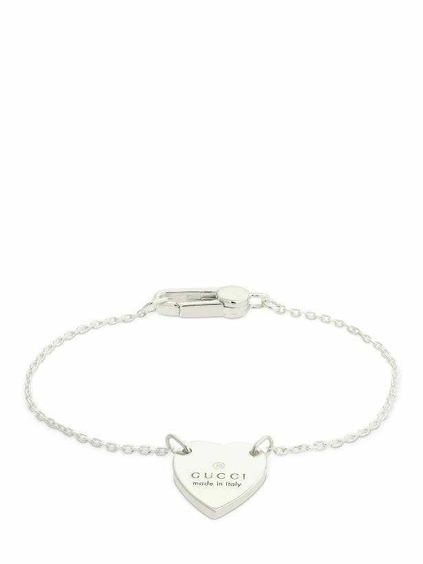 Photo: GUCCI - Logo Heart Chain Bracelet