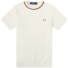 Fred Perry Men's Pique T-Shirt in Ecru