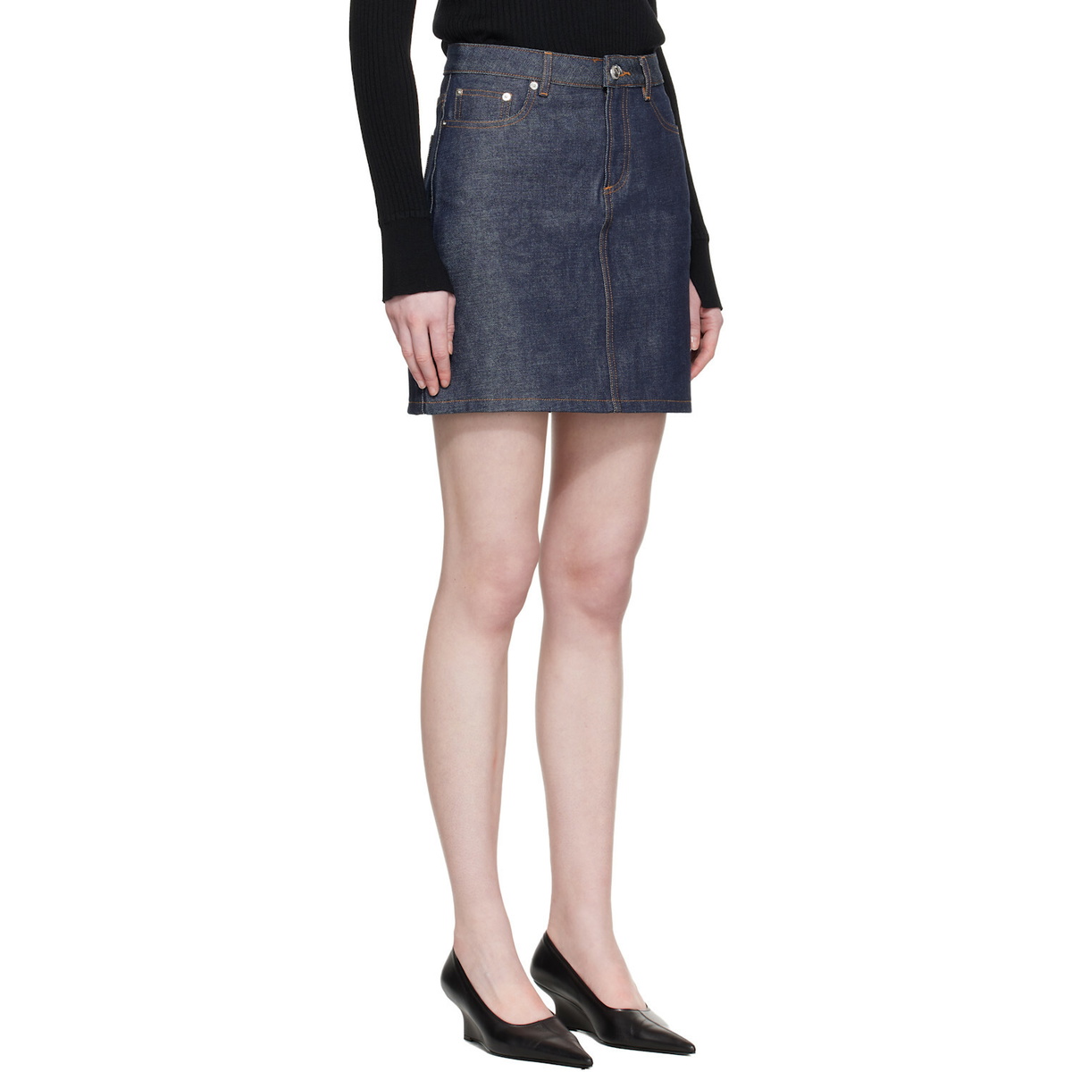 A.P.C. Indigo Standard Denim Miniskirt