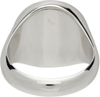 A.P.C. Silver Stamp Signet Ring