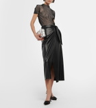 Wolford Striped turtleneck top