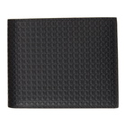 Salvatore Ferragamo Black Gancini Bifold Wallet