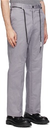 Marni Gray Straight-Leg Trousers
