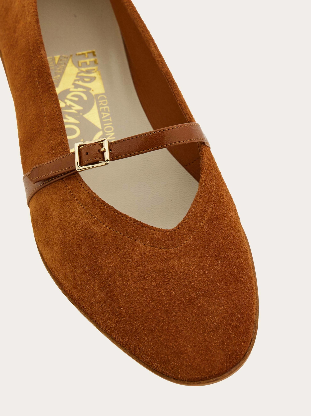 Ferragamo Womens Audrey (1954) in Brown