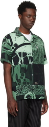 DEVÁ STATES Green Printed Shirt