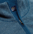 Loro Piana - Roadster Striped Cashmere Half-Zip Sweater - Men - Blue