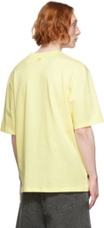 AMI Paris Yellow Ami De Cœur T-Shirt