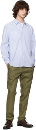 Hugo Khaki Slim-Fit Trousers