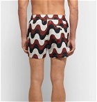 Frescobol Carioca - Copacabana Slim-Fit Short-Length Printed Swim Shorts - Neutrals