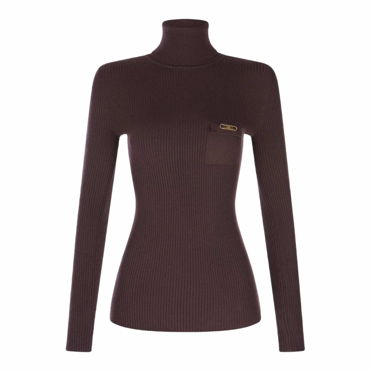 Elisabetta Franchi Dark Red Knitwear