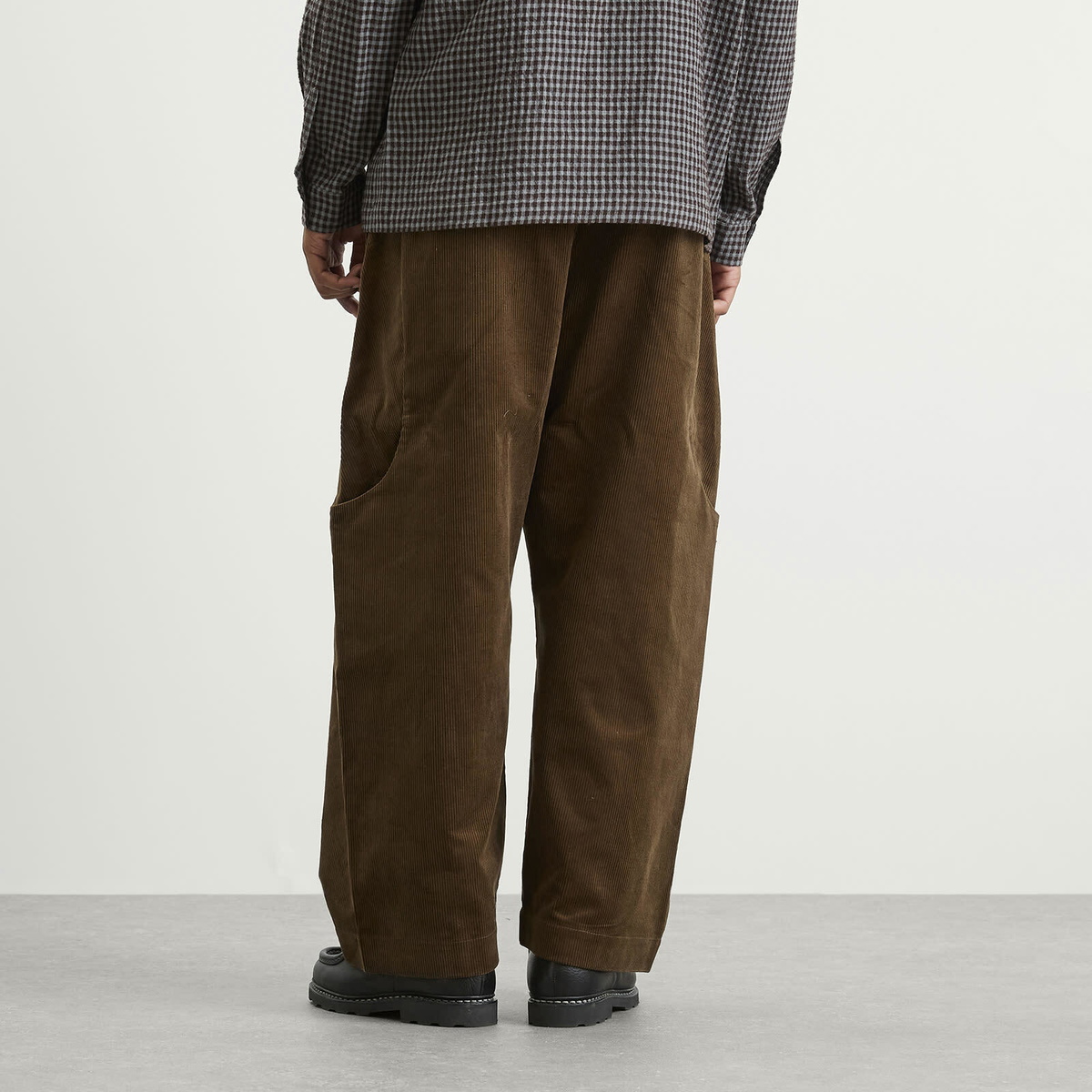 Sage Nation Men's Malay Cord Trouser in Mushroom Brown