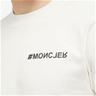 Moncler Grenoble Men's Grenoble Logo T-Shirt in Neutrals