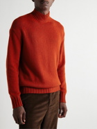 Loro Piana - Cashmere Mock-Neck Sweater - Red