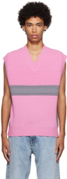 Eytys SSENSE Exclusive Pink Mane Vest