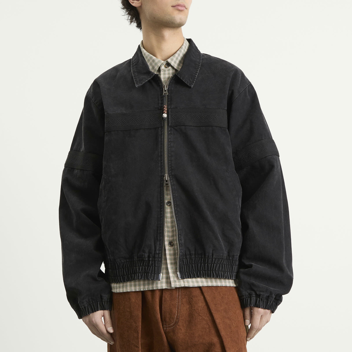 Heresy Men's Celtic Track Jacket in Ash