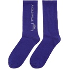 A-Cold-Wall* Blue Core Design Socks