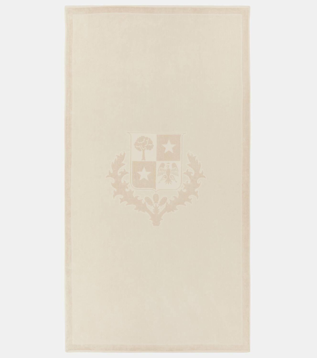 Loro Piana Crest cotton beach towel