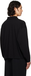 The Row Black Bryson Polo
