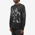 Stone Island Shadow Project Men's Long Sleeve Printed T-Shirt in Black