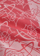Vivienne Westwood Graffiti Logo-monogrammed Silk and Cotton-blend Scarf - Red - One Size