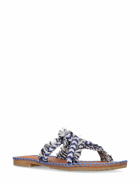 ZIMMERMANN - 10mm Braided Strap Cotton Sandals