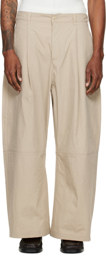 Photo: YMC Beige Drop Out Trousers