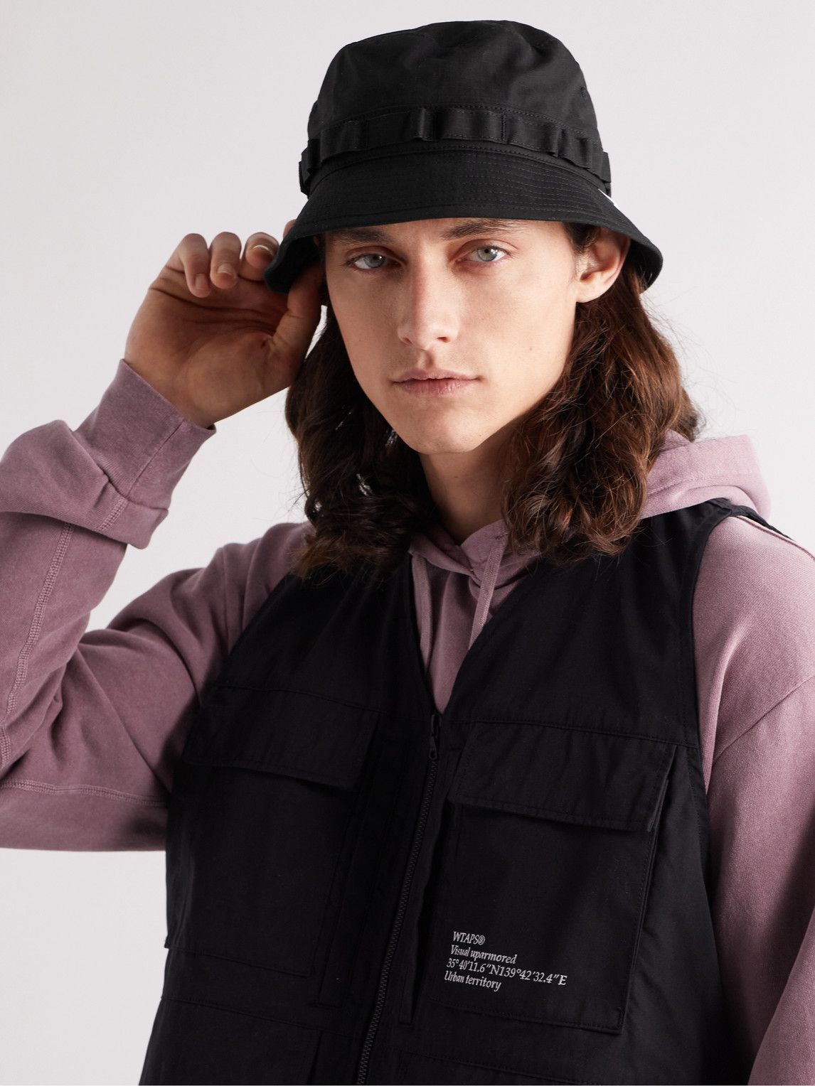 WTAPS - Jungle 02 Logo-Embroidered Cotton-Ripstop Bucket Hat 