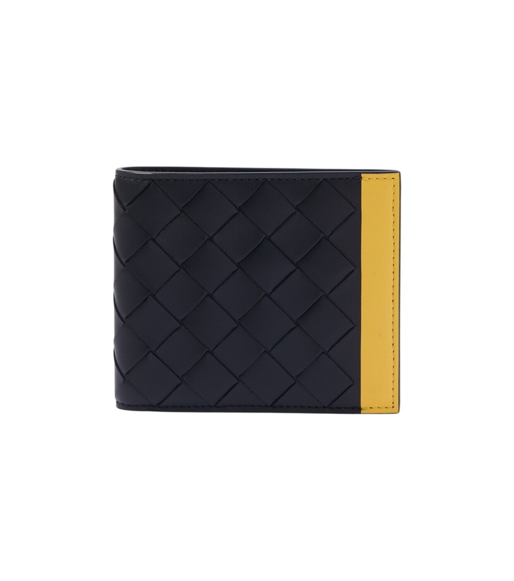 Photo: Bottega Veneta Intrecciato leather bifold wallet
