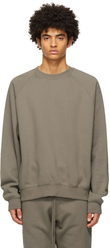 Photo: Essentials Taupe Pullover Sweatshirt