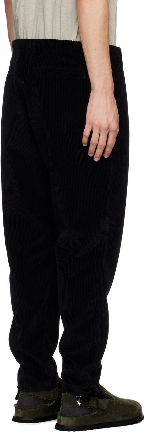 Greg Lauren Black Cord Lounge Pants