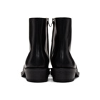 Acne Studios Black Leather Heeled Boots
