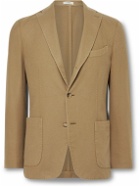Boglioli - Unstructured Garment-Dyed Wool-Flannel Blazer - Brown