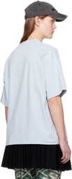 VTMNTS Blue Embroidered T-Shirt