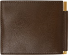 TOM FORD Brown T Line Money Clip Wallet