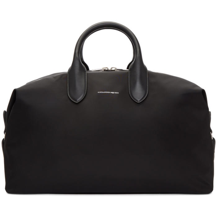 Photo: Alexander McQueen Black Medium Holdall Duffle Bag