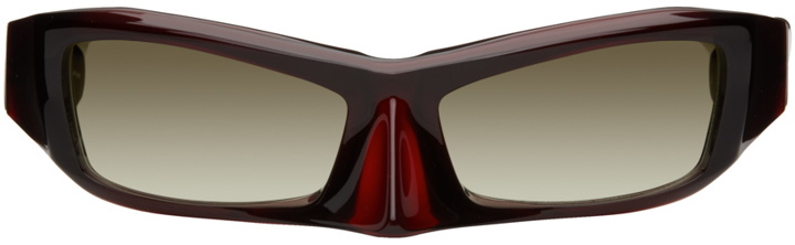 Photo: FACTORY900 SSENSE Exclusive Red FA-081 Sunglasses