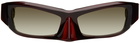 FACTORY900 SSENSE Exclusive Red FA-081 Sunglasses