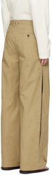 T/SEHNE SSENSE Exclusive Beige Tailored Trousers