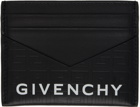 Givenchy Black G-Cut 4G Leather Card Holder