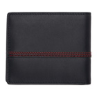 PS by Paul Smith Navy Red Stitching Bifold Wallet