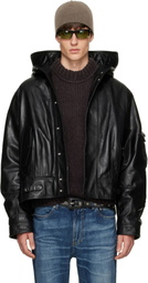 OUR LEGACY Black Orbit Leather Jacket