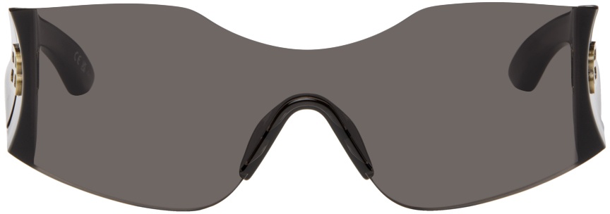 Photo: Balenciaga Black Hourglass Mask Sunglasses